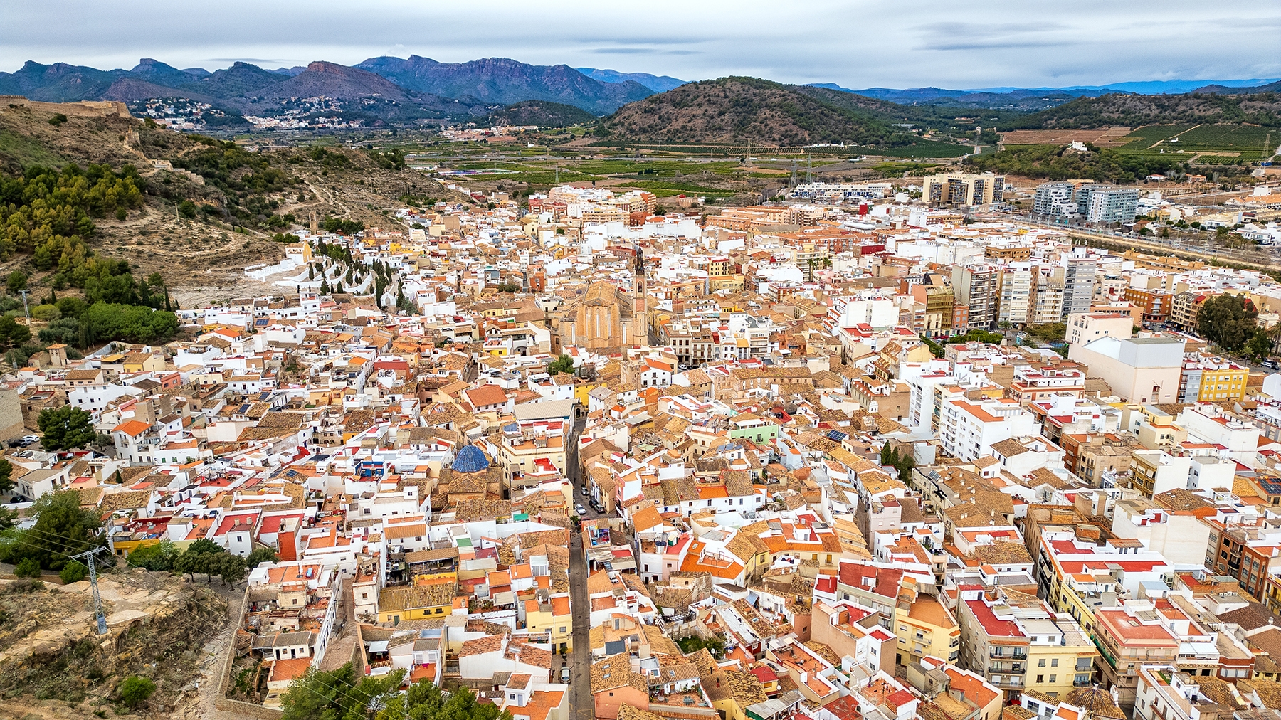 Panoràmica de la ciutat de Sagunt 