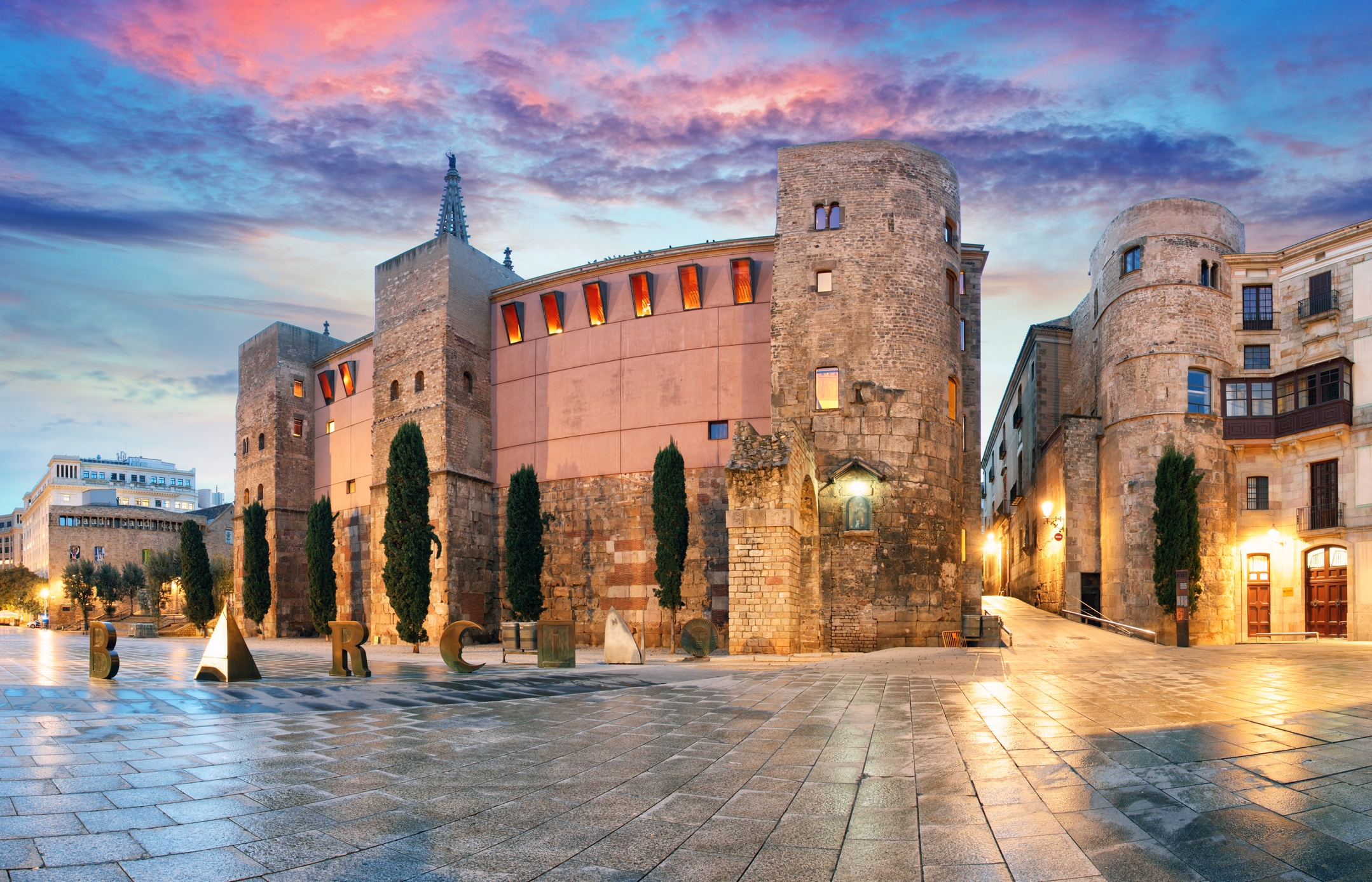 La plaça de la Catedral, al barri Gòtic de Barcelona