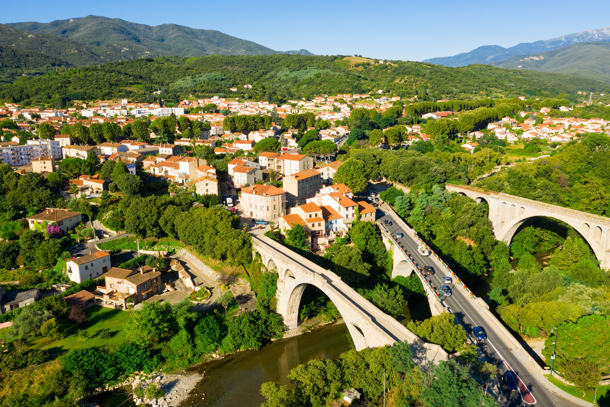 Vista panoràmica de la ciutat de Ceret