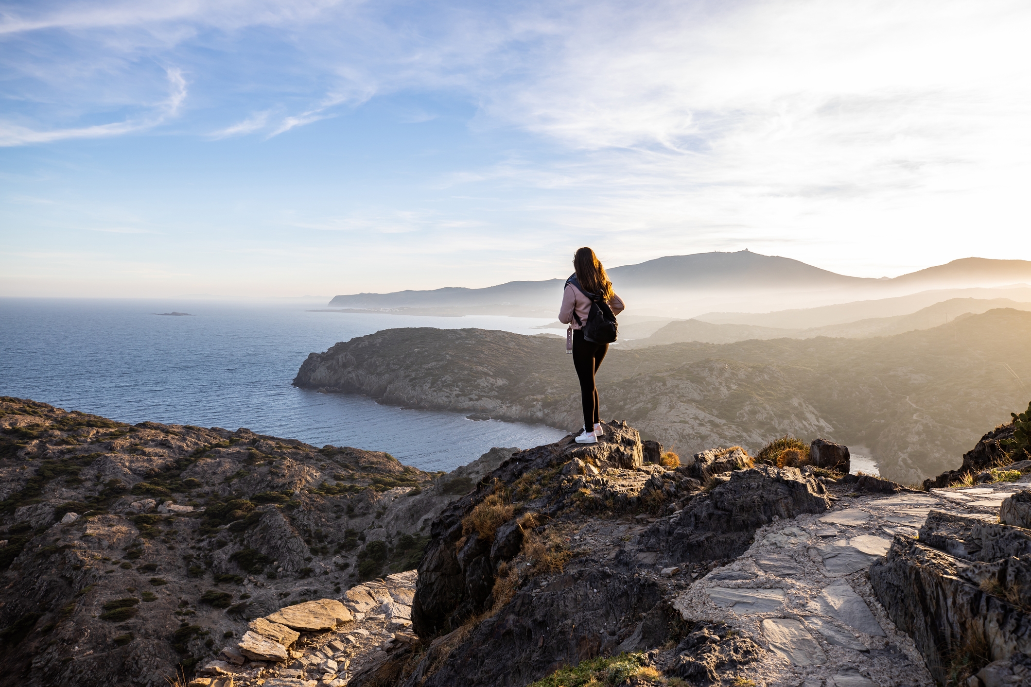 Penya-segat amb vistes al Mediterrani al Parc Natural de Cap de Creus