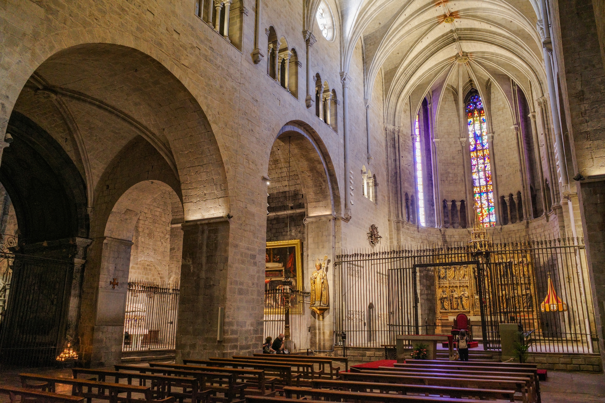 Nau central de la Catedral de Girona