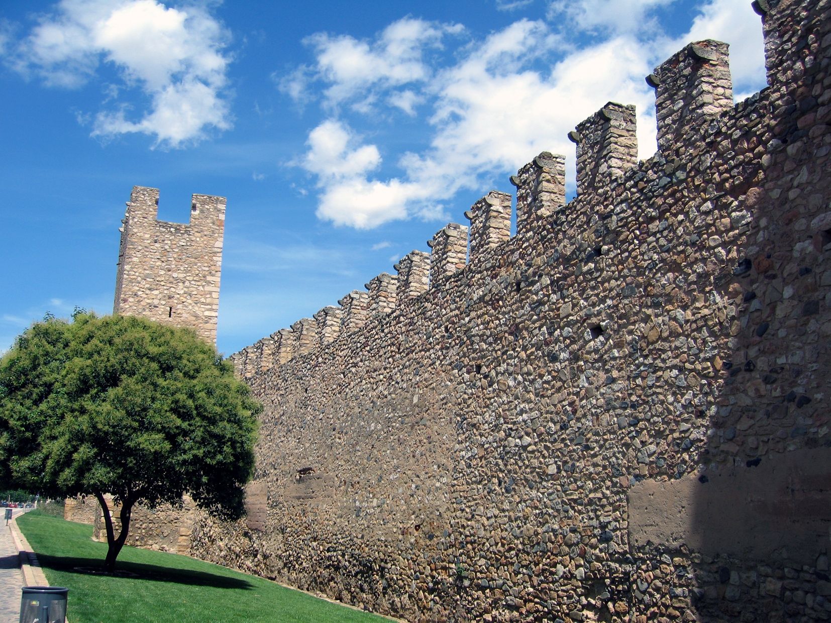 La muralla de Montblanc.