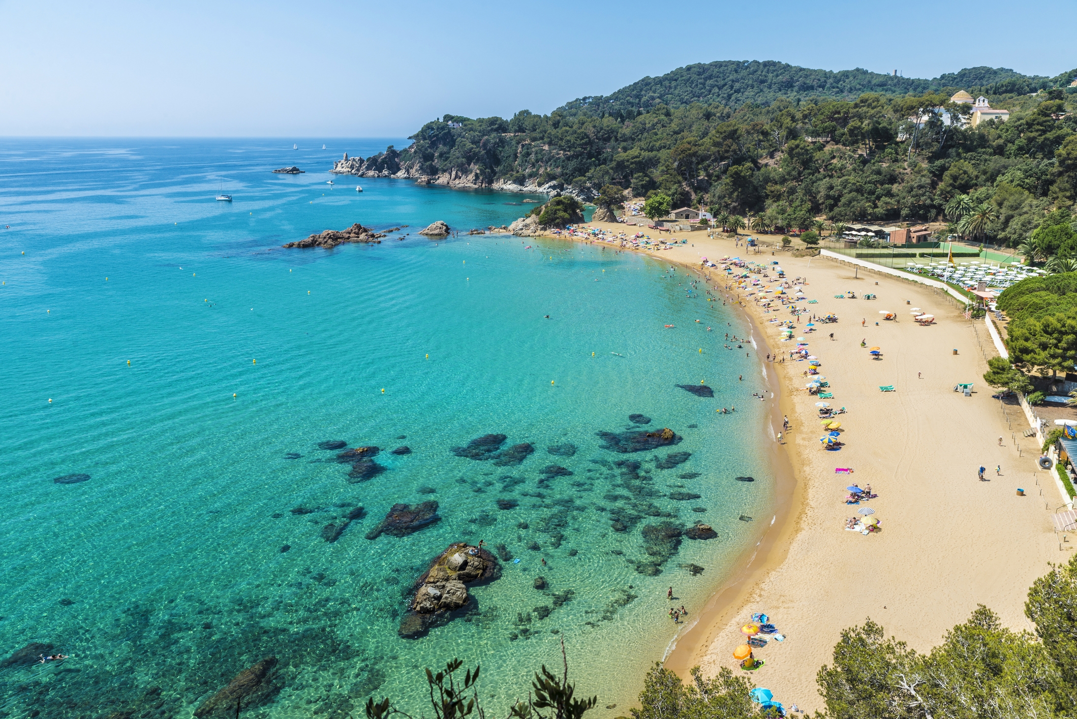 Platja de Santa Cristina a Lloret de Mar