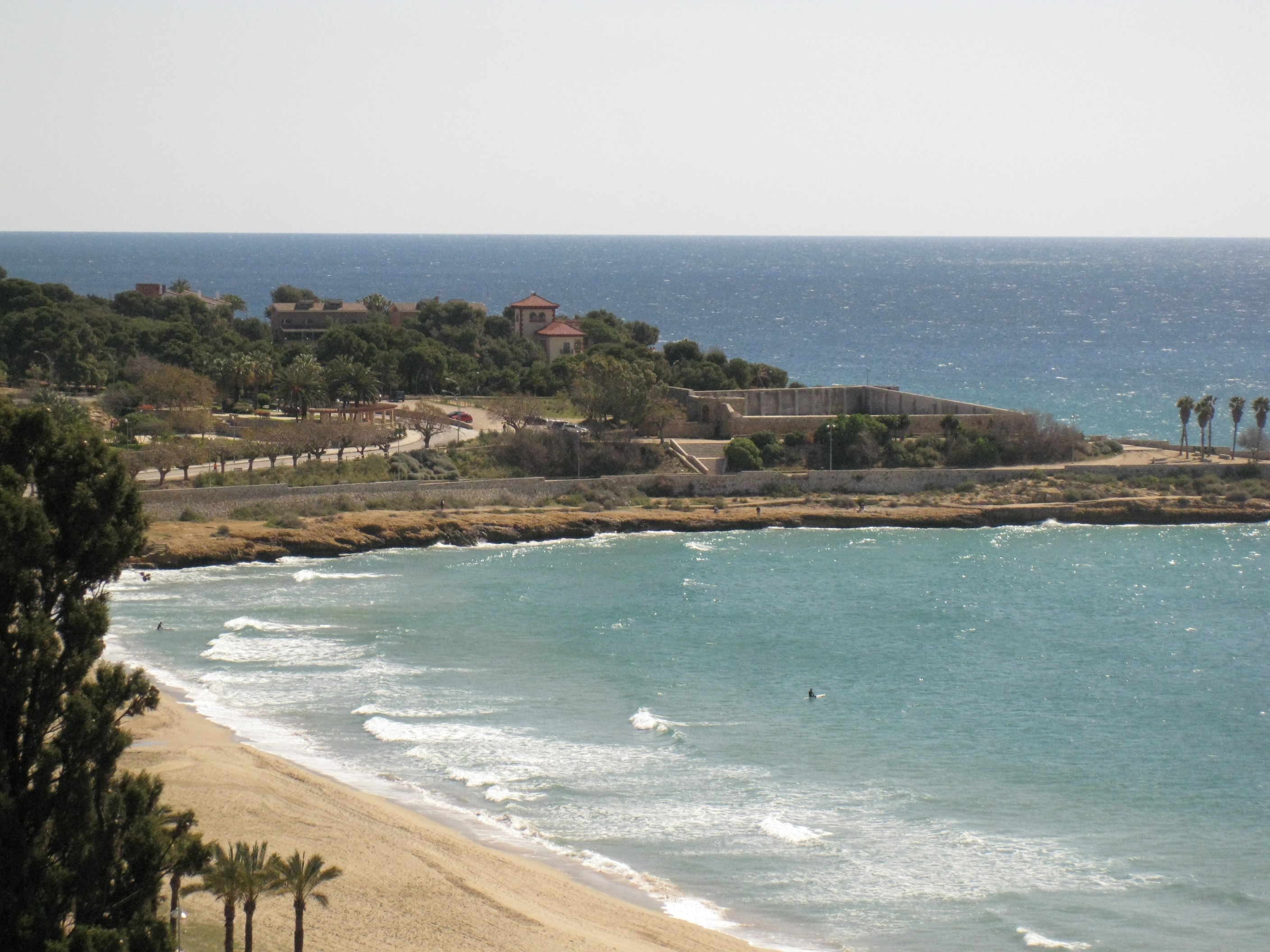 Panoràmica de la platja del Miracle