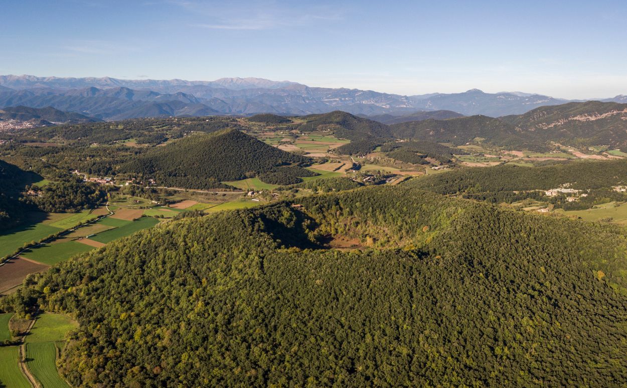 Volcà de Santa Margarida, al Parc de la Zona Volcànica de la Garrotxa