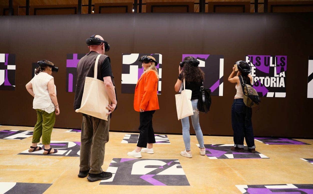 'Els ulls de la història. Una mirada immersiva sobre el patrimoni català', al Centre d'Interpretació d'Art Rupestre del Cogul