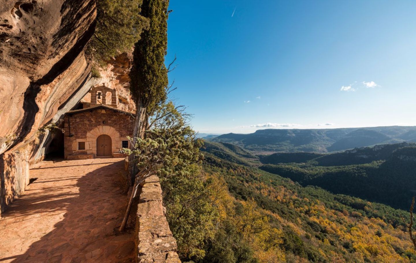 Vista des de l’ermita de l’Abellera