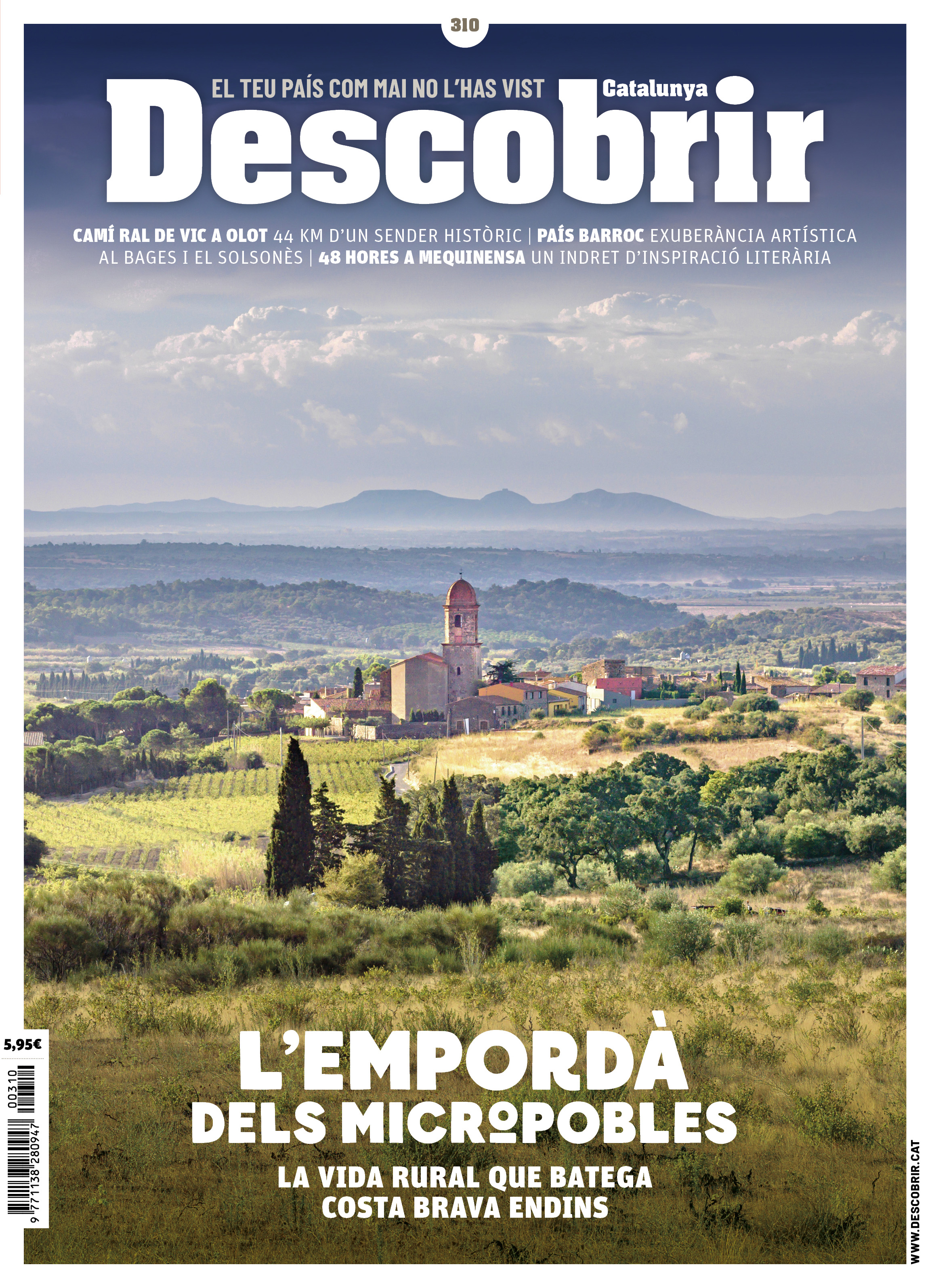 Portada L'Empordà dels micropobles - Descobrir 310