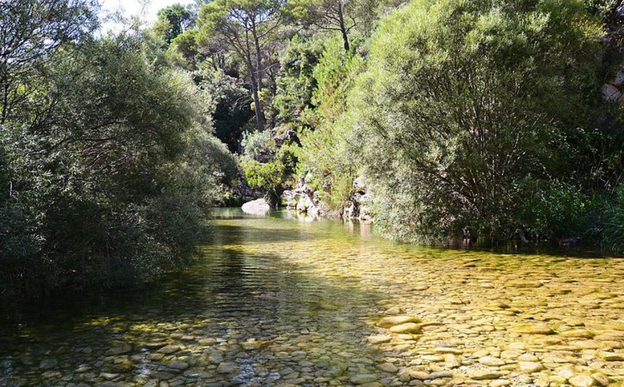 El riu Brugent és un afluent que neix a les Muntanyes de Prades