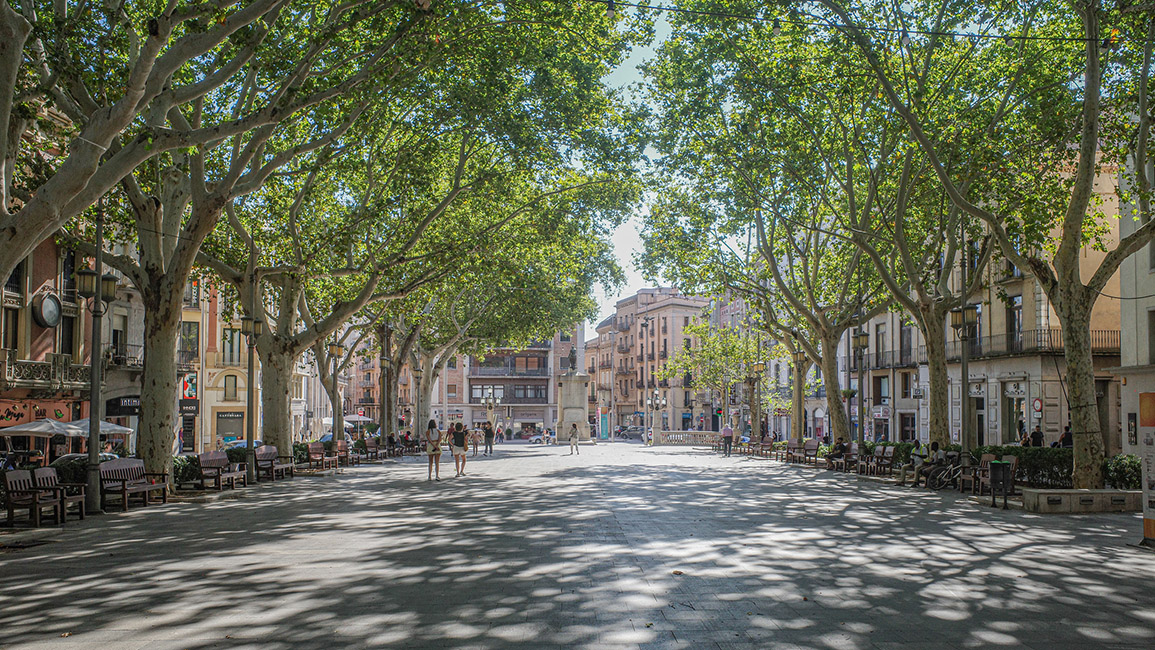 La rambla de Figueres.