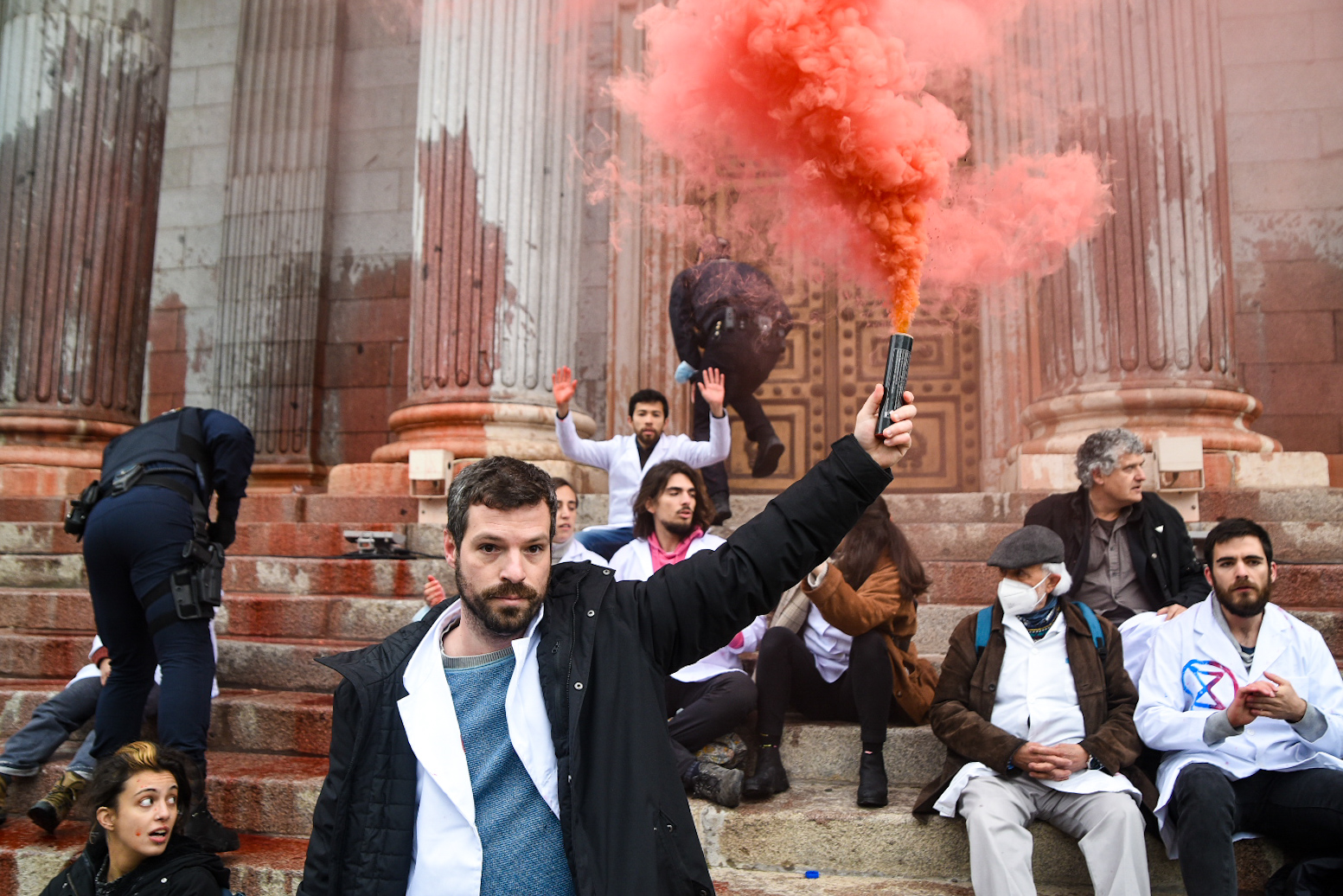 Científics manifestant-se