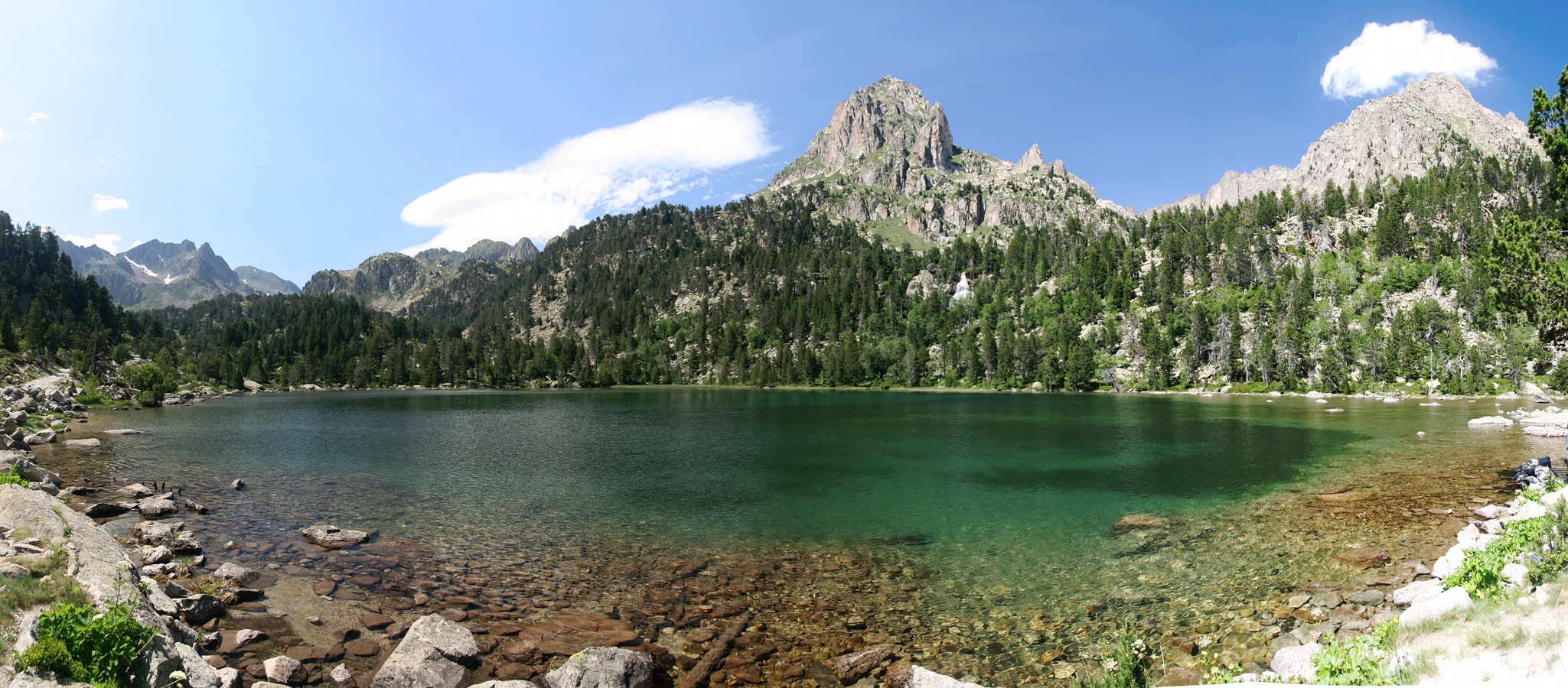 Panoràmica de l'estany de la Ratera