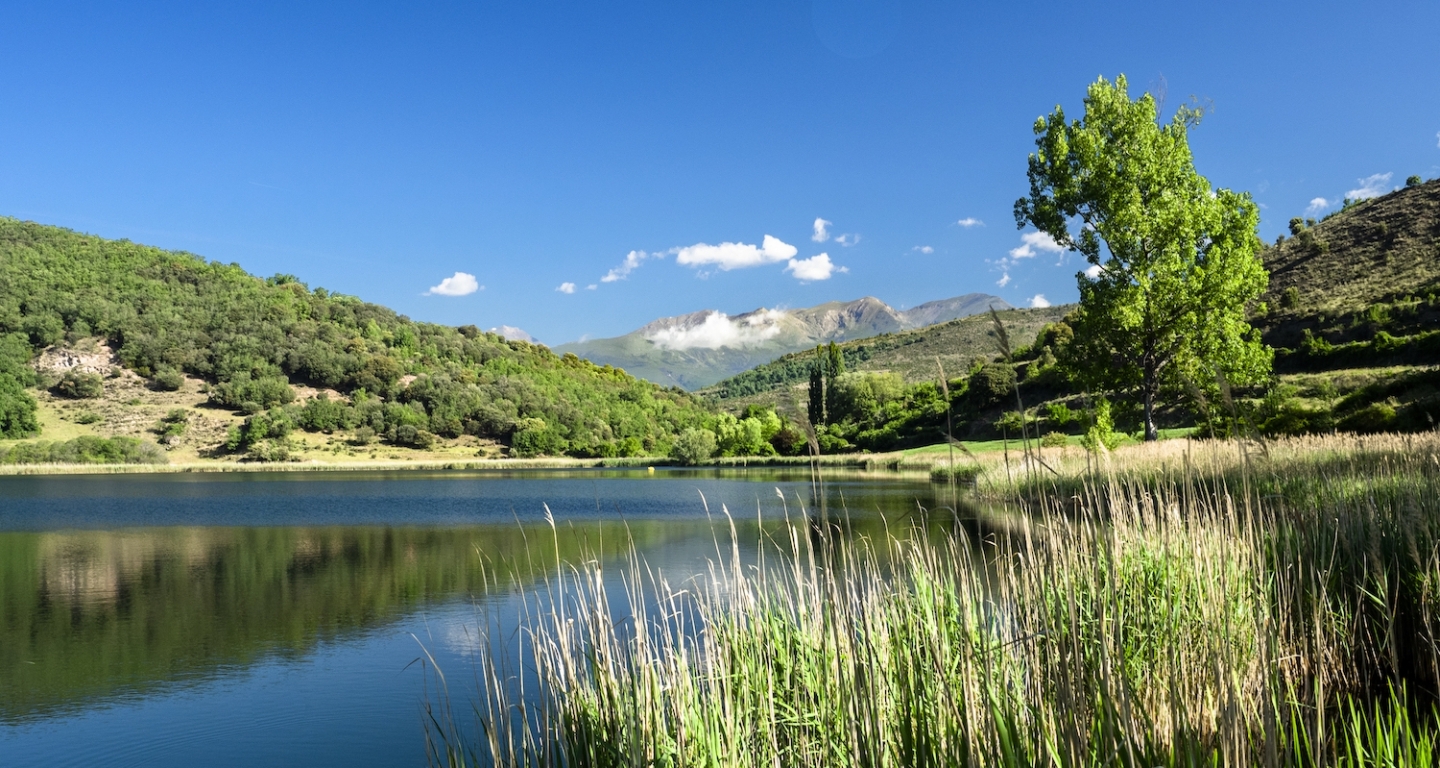 La ruta senderista del Cinquè Llac és un itinerari circular al voltant de l’estany de Montcortès que recorre grans paisatges prepirinencs per camins tradicionals