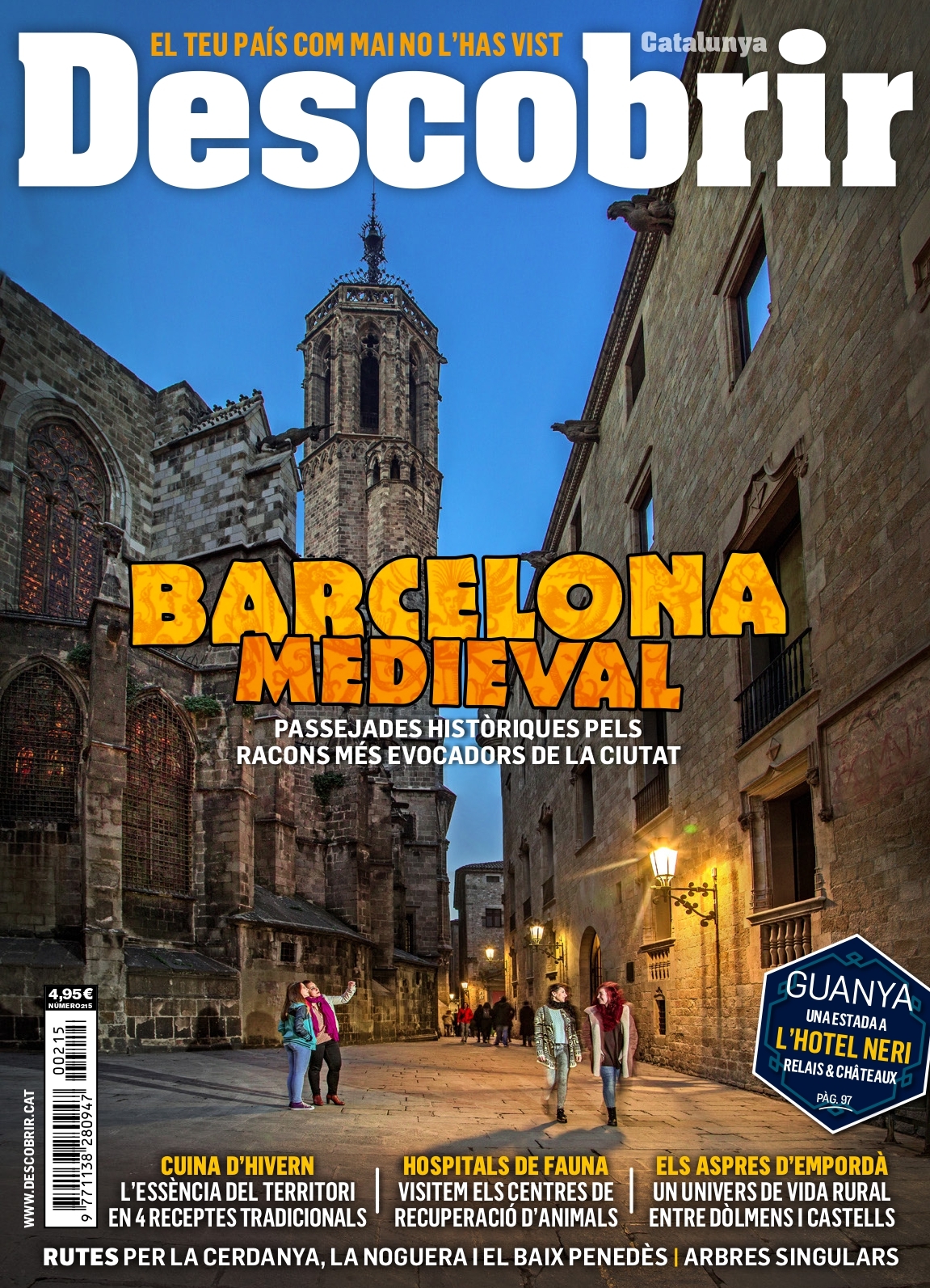 Portada Barcelona medieval - Descobrir 215