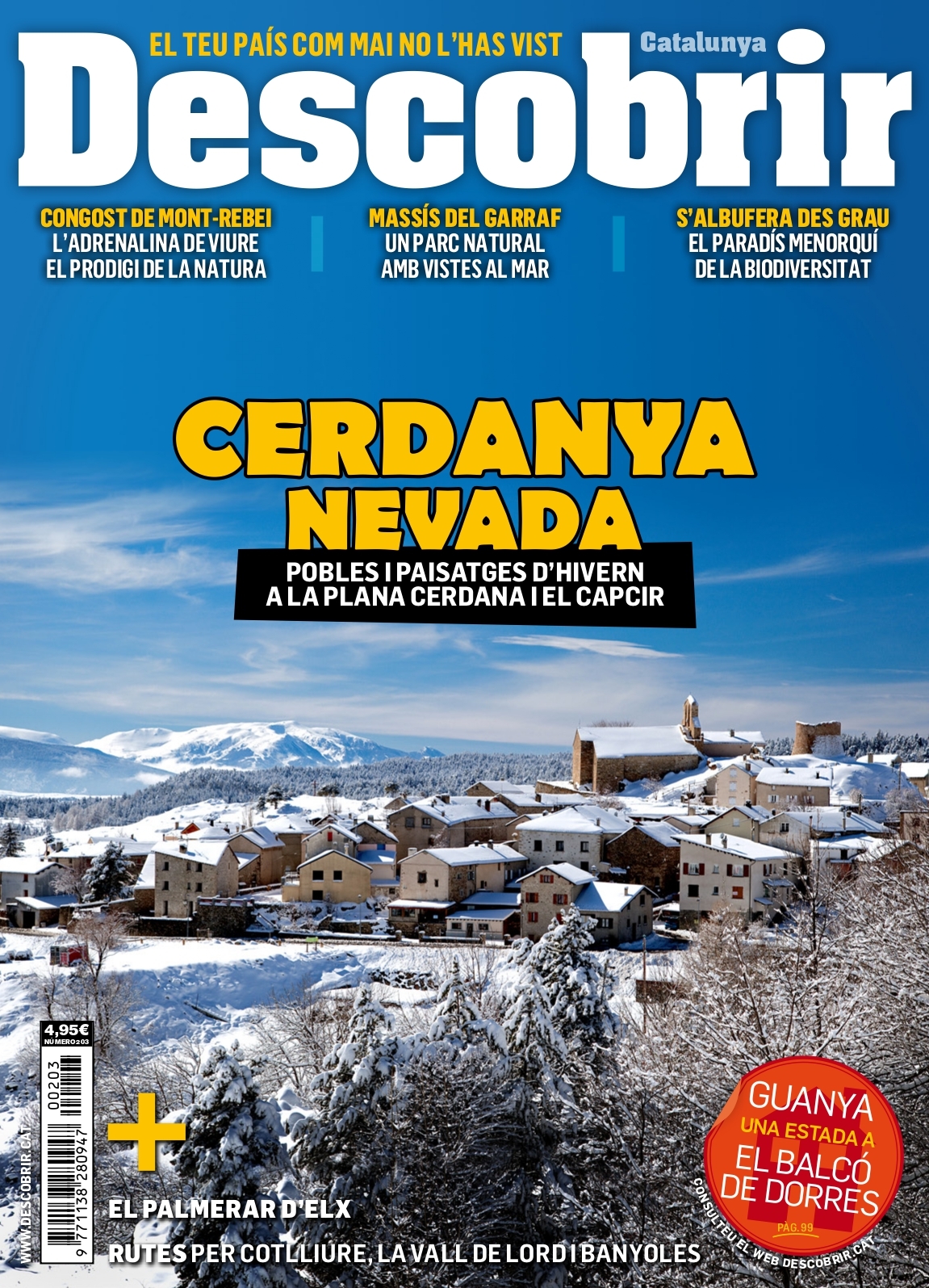 Portada Cerdanya nevada - DESCOBRIR 203