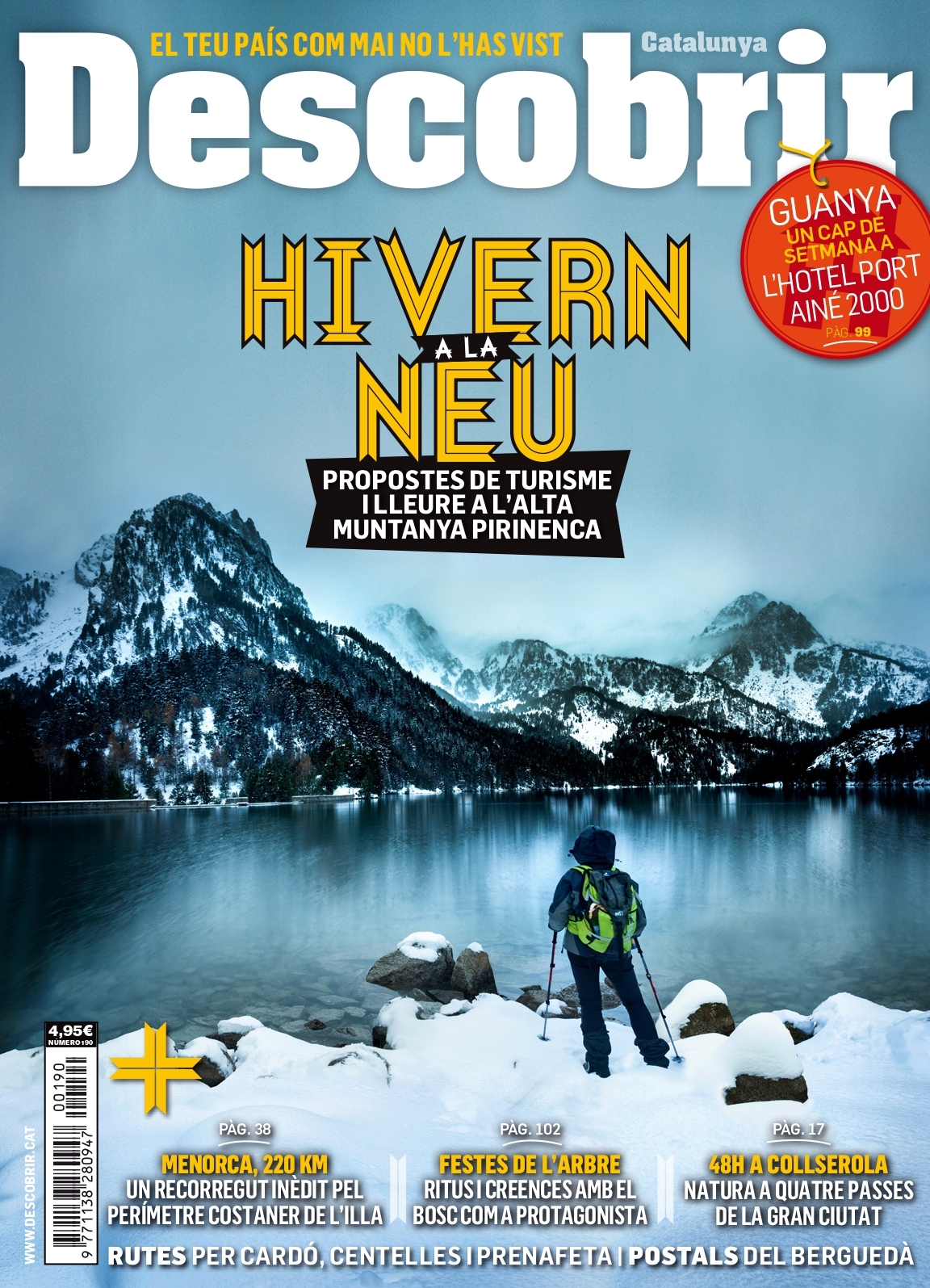 Portada Hivern a la neu - Descobrir 190