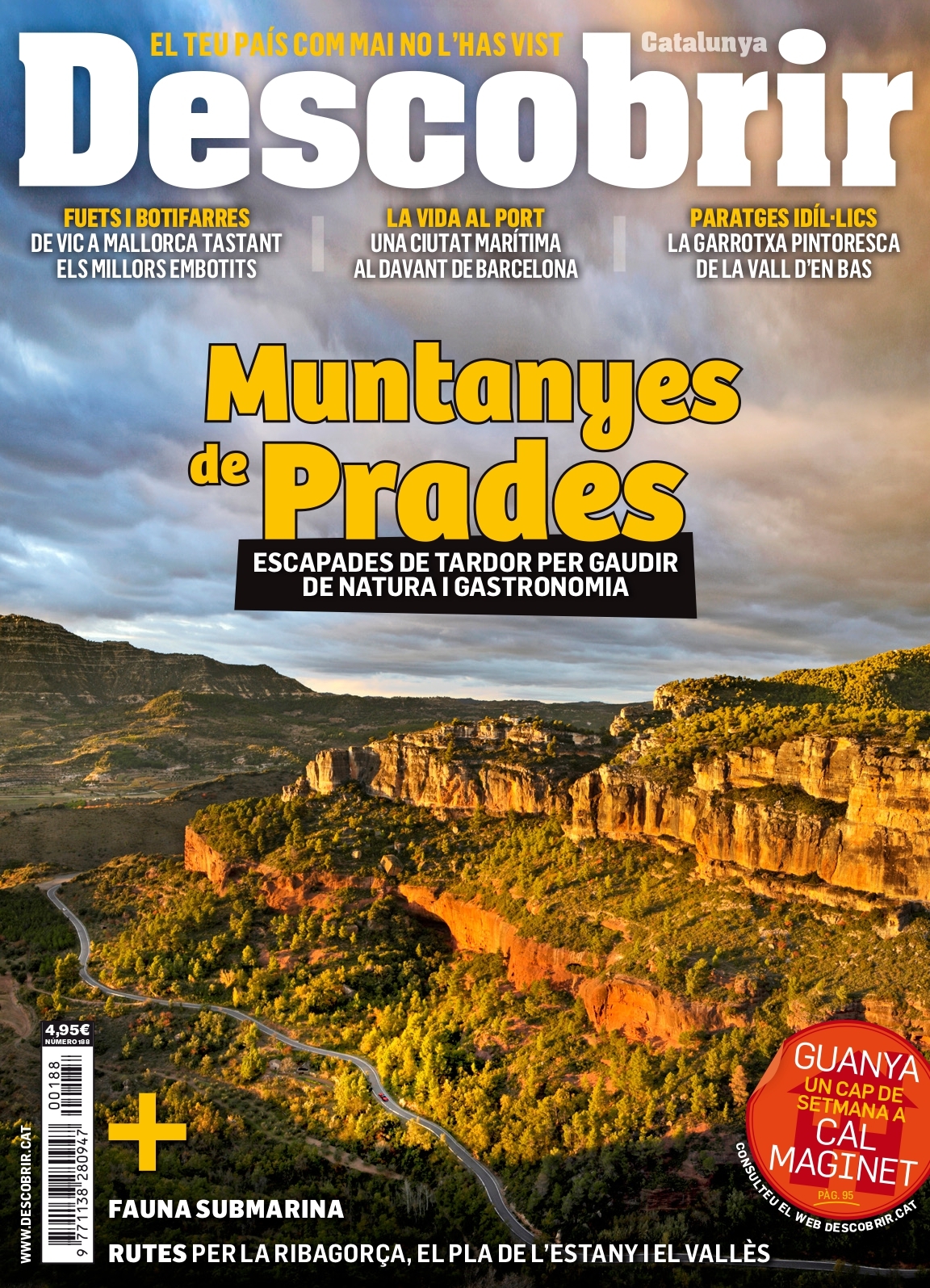 Portada Muntanyes de Prades - Descobrir 188