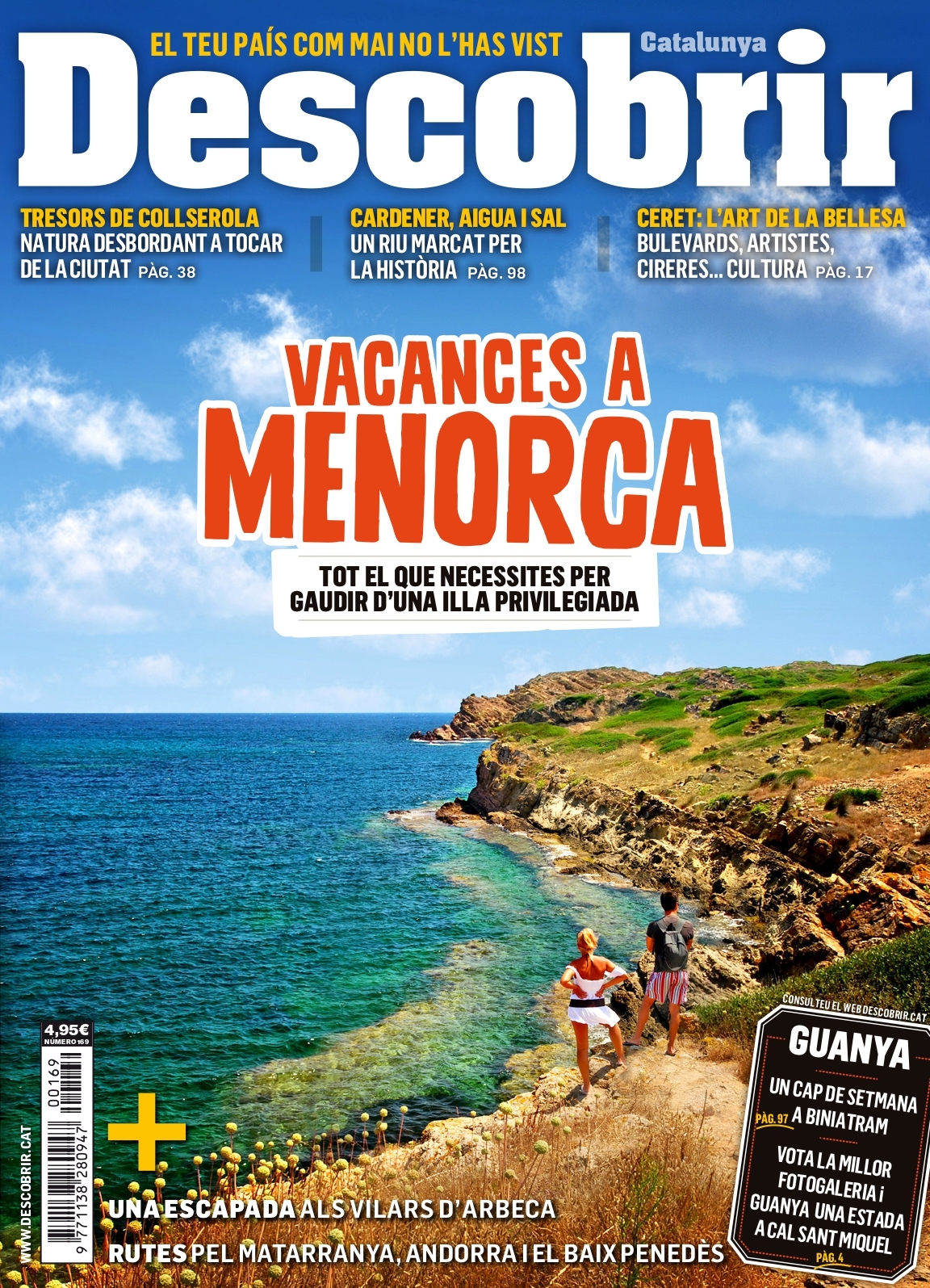 Portada Vacances a Menorca - Descobrir 169