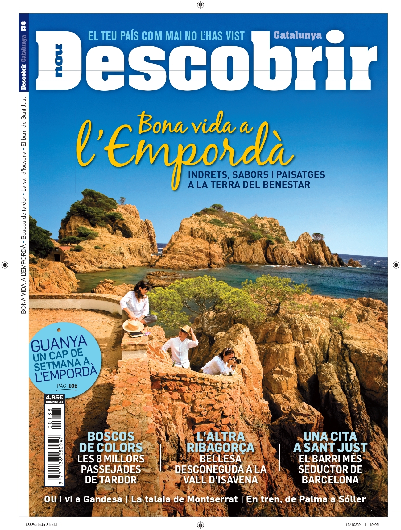 Portada Bona vida a l'Empordà - Descobrir 138