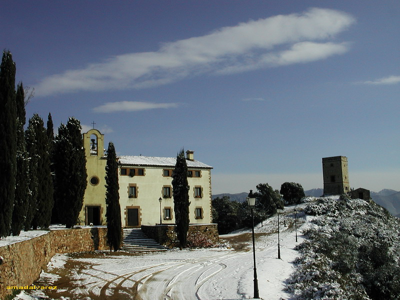 Santuari de puiggracios nevat