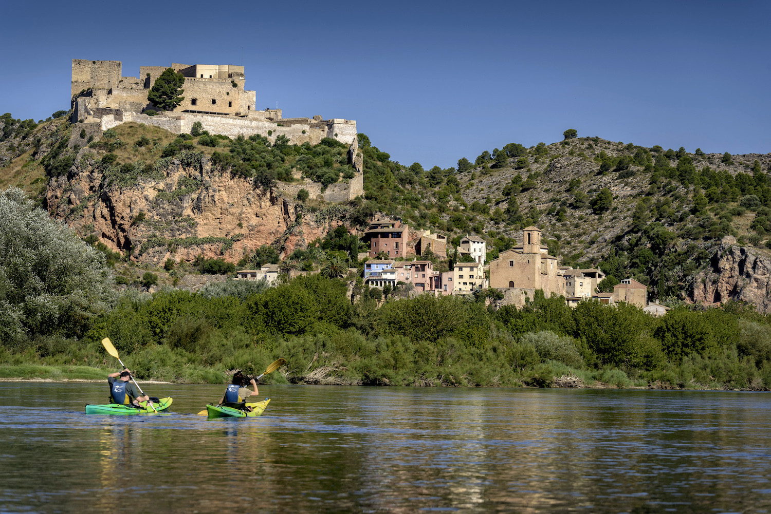 El castell templer de Miravet és una talaia perfecte