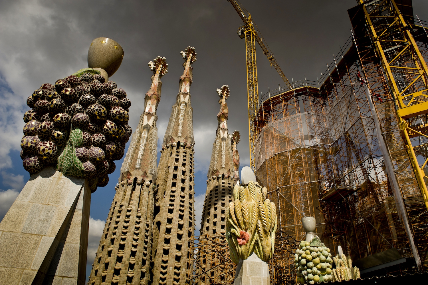 Les obres de la basílica avancen a bon ritme i el més fidel possible al projecte original de Gaudí