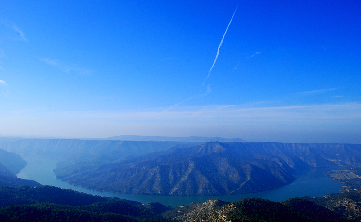 Les espectaculars vistes des del mirador de la Pena.