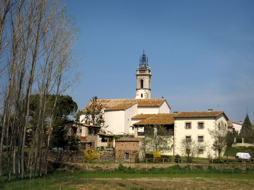 L'església de Sils.